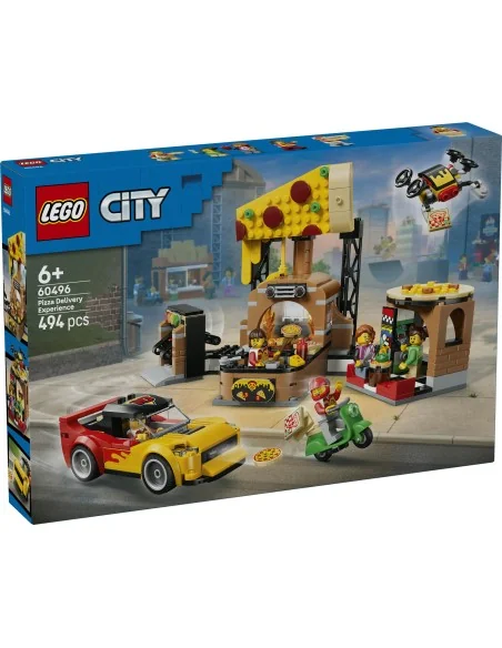 Centro di consegna pizze con veicoli LEGO CITY 60496 LEGO