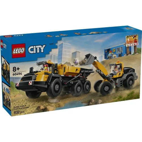 Camion ribaltabile e pala meccanica LEGO CITY 60494 LEGO