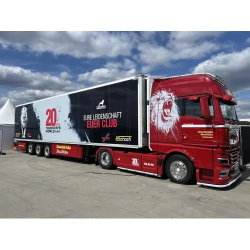 1/50 Kautetzky - 20 Jahre Trucker Club MAN TGX GX 4x2 met 3-assige koeloplegger TEKNO 89505 TEKNO