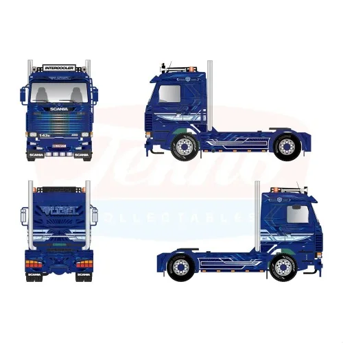 1/50 Vogel Scania 3-serie 143E-450 TEKNO 81242 TEKNO