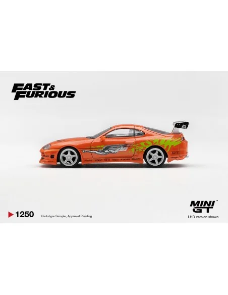 1/64 TOYOTA SUPRA MK4 (A80) ROMEX BRIAN O'CONNER THE FAST AND THE FURIOUS 2001 MGT01250-BL MINI GT
