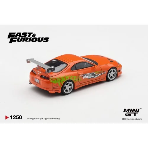 1/64 TOYOTA SUPRA MK4 (A80) ROMEX BRIAN O'CONNER THE FAST AND THE FURIOUS 2001 MGT01250-BL MINI GT