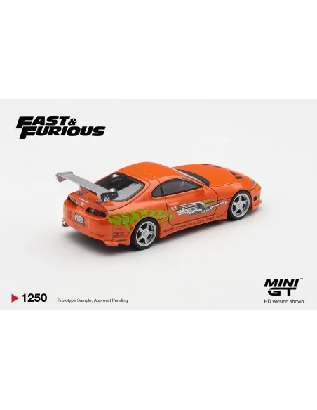 1/64 TOYOTA SUPRA MK4 (A80) ROMEX BRIAN O'CONNER THE FAST AND THE FURIOUS 2001 MGT01250-BL MINI GT