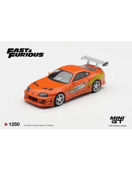 1/64 TOYOTA SUPRA MK4 (A80) ROMEX BRIAN O'CONNER THE FAST AND THE FURIOUS 2001 MGT01250-BL MINI GT