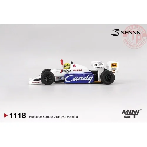 1/64 Toleman TG184 n19 Ayrton Senna 1984 Monaco Gra MGT01118-L MINI GT