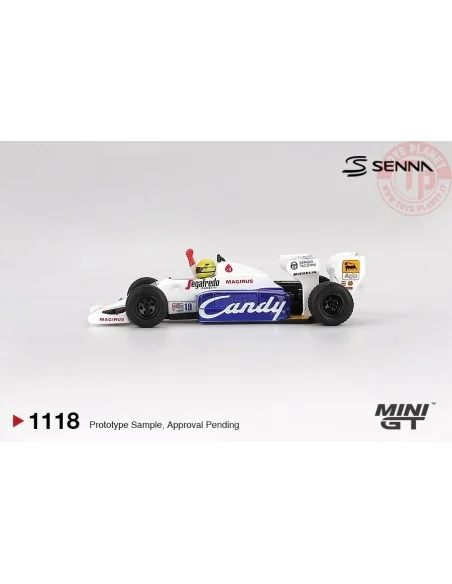 1/64 Toleman TG184 n19 Ayrton Senna 1984 Monaco Gra MGT01118-L MINI GT 1/64 Toleman TG184 n19 Ayrton Senna 1984 Monaco Gra MGT01118-L MINI GT