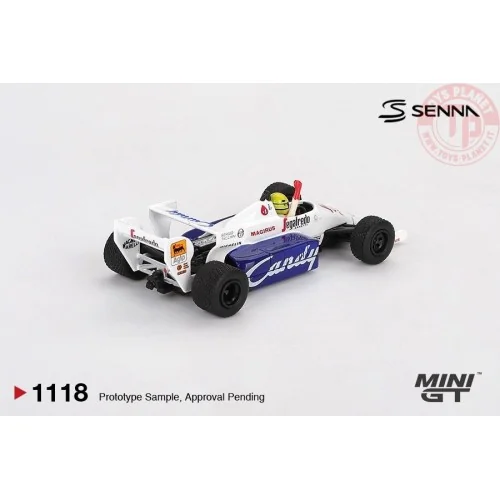 1/64 Toleman TG184 n19 Ayrton Senna 1984 Monaco Gra MGT01118-L MINI GT