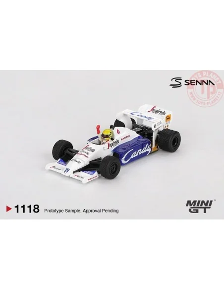 1/64 Toleman TG184 n19 Ayrton Senna 1984 Monaco Gra MGT01118-L MINI GT