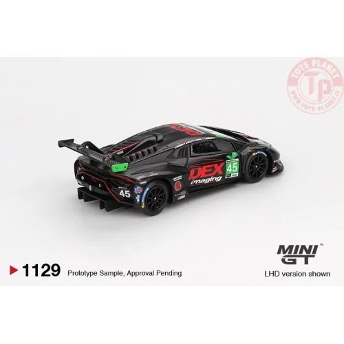 1:64 LAMBORGHINI HURACAN GT3 EVO 2 N45 DEX IMAGING DAYTONA 24 HRS 2024 MGT01129-L MINI GT