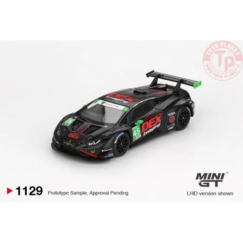 1:64 LAMBORGHINI HURACAN GT3 EVO 2 N45 DEX IMAGING DAYTONA 24 HRS 2024 MGT01129-L MINI GT