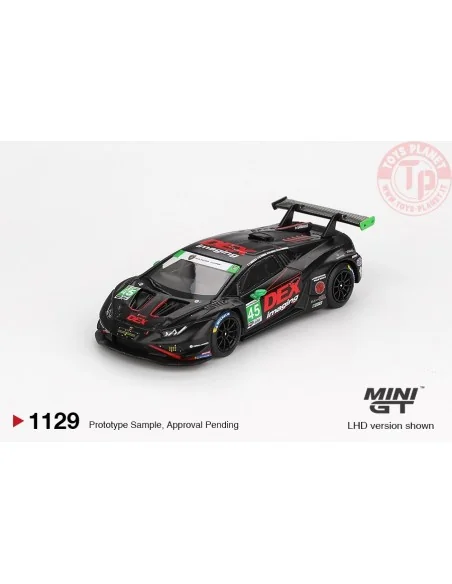 1:64 LAMBORGHINI HURACAN GT3 EVO 2 N45 DEX IMAGING DAYTONA 24 HRS 2024 MGT01129-L MINI GT