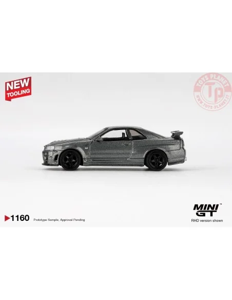 1/64 NISSAN SKYLINE GTR (R34) DARK METAL GRAY NISMO CRS 1999 MGT01160-R MINI GT 1/64 NISSAN SKYLINE GTR (R34) DARK METAL GRAY NISMO CRS 1999 MGT01160-R MINI GT