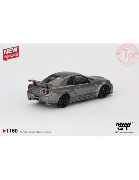1/64 NISSAN SKYLINE GTR (R34) DARK METAL GRAY NISMO CRS 1999 MGT01160-R MINI GT 1/64 NISSAN SKYLINE GTR (R34) DARK METAL GRAY NISMO CRS 1999 MGT01160-R MINI GT