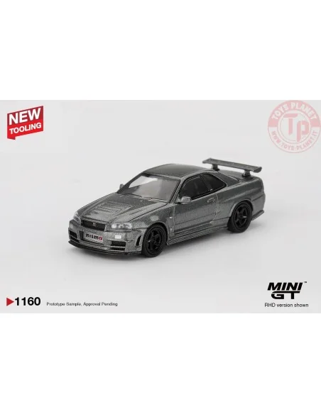 1/64 NISSAN SKYLINE GTR (R34) DARK METAL GRAY NISMO CRS 1999 MGT01160-R MINI GT