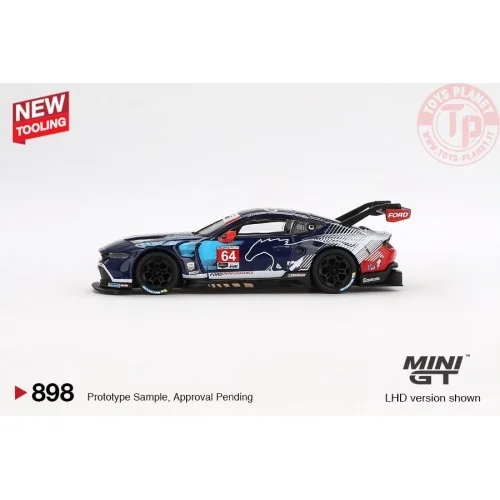 FORD MUSTANG GT3 N64 FORD MULTIMATIC MOTORSPORTS DAYTONA 24 HRS 2024 1:64 MGT00898-L Mini Gt