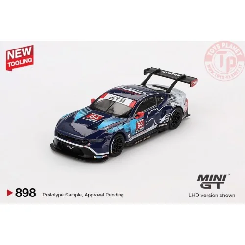 FORD MUSTANG GT3 N64 FORD MULTIMATIC MOTORSPORTS DAYTONA 24 HRS 2024 1:64 MGT00898-L Mini Gt