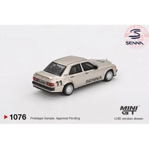 1:64 MERCEDES-BENZ 190E 2.3-16 N11 AYRTON SENNA W/ FIGURE RACE OF CHAMPIONS 1984 MGT01076-L Mini Gt