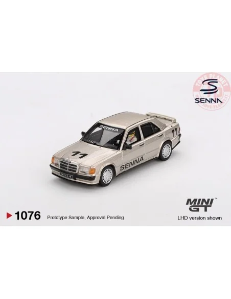 1:64 MERCEDES-BENZ 190E 2.3-16 N11 AYRTON SENNA W/ FIGURE RACE OF CHAMPIONS 1984 MGT01076-L Mini Gt