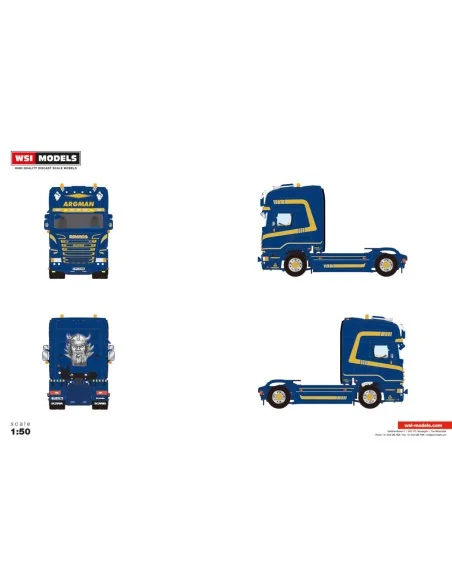 1/50 Argman SCANIA STREAMLINE TOPLINE 4X2 WSI 01-5352 WSI MODELS