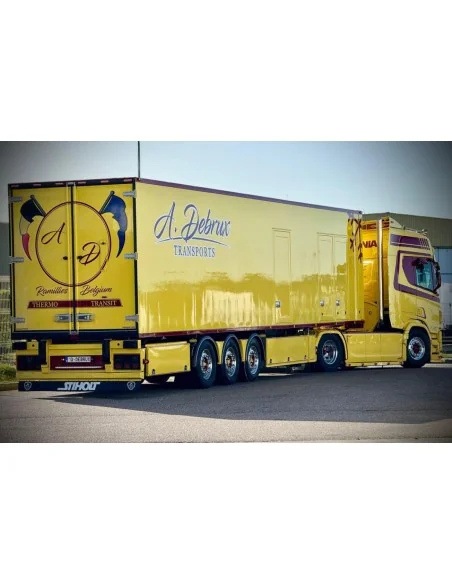 1/50 A. Debrux SCANIA R HIGHLINE CR20H 4X2 REEFER TRAILER - 3 AXLE WSI 01-5258 WSI MODELS 1/50 A. Debrux SCANIA R HIGHLINE CR20H 4X2 REEFER TRAILER - 3 AXLE WSI 01-5258 WSI MODELS