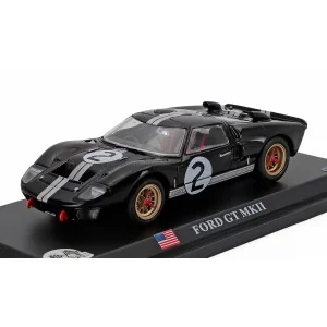 1/43 FORD USA GT40 MKII 7.0L V8 TEAM SHELBY AMERICAN INC. N 2 WINNER 24h LE MANS 1966 BRUCE McLAREN - CHRIS AMON E162 MODELLI...