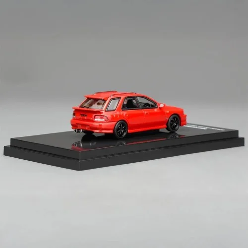 1/64 SUBARU IMPREZA WRX SW STATION WAGON 2001 - RED MOTORHELIX M67106 MOTORHELIX