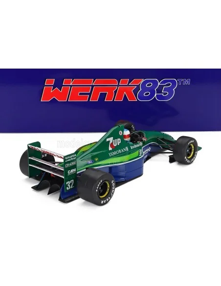 1/18 JORDAN F1 191 TEAM 7up JORDAN N 32 FREE PRACTICE BELGIUM GP 1991 MICHAEL SCHUMACHER W1802502 WERK83 1/18 JORDAN F1 191 TEAM 7up JORDAN N 32 FREE PRACTICE BELGIUM GP 1991 MICHAEL SCHUMACHER W1802502 WERK83