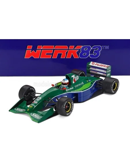 1/18 JORDAN F1 191 TEAM 7up JORDAN N 32 FREE PRACTICE BELGIUM GP 1991 MICHAEL SCHUMACHER W1802502 WERK83