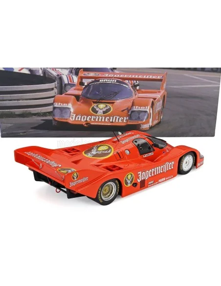 1/18 PORSCHE 956B JAGERMEISTER TEAM BRUN MOTORSPORT N 1 3rd 200 MILES NORISRING 1984 STEFAN BELLOF W18036004 WERK83 1/18 PORSCHE 956B JAGERMEISTER TEAM BRUN MOTORSPORT N 1 3rd 200 MILES NORISRING 1984 STEFAN BELLOF W18036004 WERK83