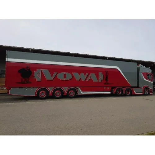 1/50 Vowa - Popeye Scania Next Gen R-Serie Highline met 3-assige koeloplegger TEKNO 87760 TEKNO
