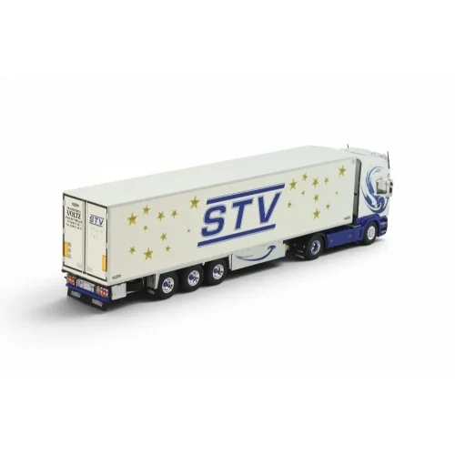 1/50 Scania serie R Topline con rimorchio frigor a 3 assi STV TEKNO 89812 TEKNO