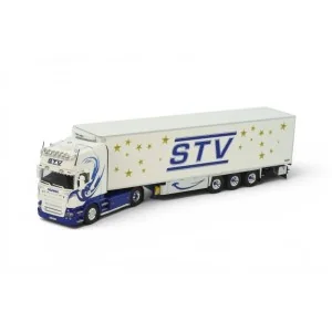 1/50 Scania serie R Topline con rimorchio frigor a 3 assi STV TEKNO 89812 TEKNO