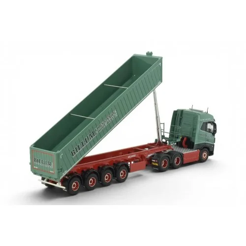 1/50 Billum Volvo FH05 Globetrotter 6x2 con vasca 4 assi TEKNO 89498 TEKNO