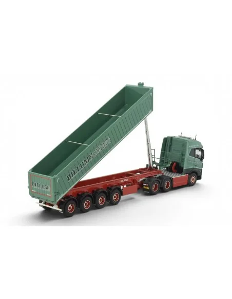 1/50 Billum Volvo FH05 Globetrotter 6x2 con vasca 4 assi TEKNO 89498 TEKNO