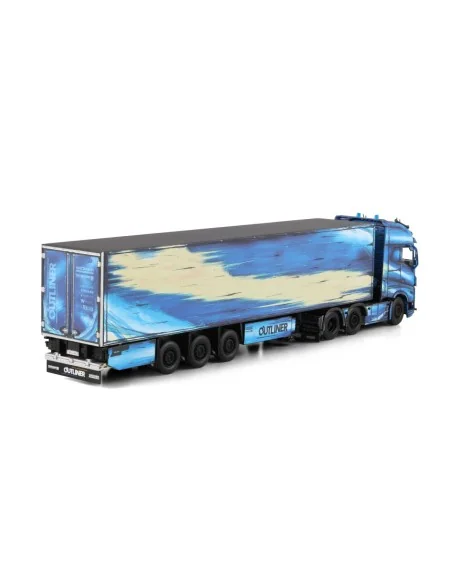 VOLVO FH5 GLOBETROTTER XL 6X2 TWIN STEER REEFER TRAILER - 3 AXLE Thomann - Outliner WSI 01-4814 WSI MODELS VOLVO FH5 GLOBETROTTER XL 6X2 TWIN STEER REEFER TRAILER - 3 AXLE Thomann - Outliner WSI 01-4814 WSI MODELS