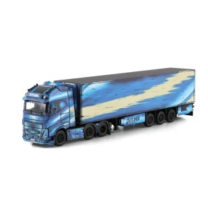 VOLVO FH5 GLOBETROTTER XL 6X2 TWIN STEER REEFER TRAILER - 3 AXLE Thomann - Outliner WSI 01-4814 WSI MODELS