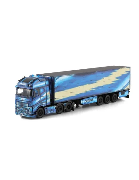 VOLVO FH5 GLOBETROTTER XL 6X2 TWIN STEER REEFER TRAILER - 3 AXLE Thomann - Outliner WSI 01-4814 WSI MODELS