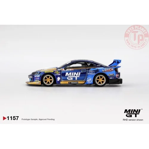 1/64 NISSAN SILVIA S15 LB-SUPER SILHOUETTE N555 TEAM MINI GT LIBERTY WALK FORMULA DRIFT 2025 MGT01157-R Mini Gt
