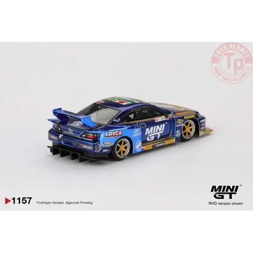 1/64 NISSAN SILVIA S15 LB-SUPER SILHOUETTE N555 TEAM MINI GT LIBERTY WALK FORMULA DRIFT 2025 MGT01157-R Mini Gt