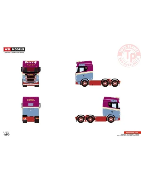 SCANIA S HIGHLINE CS20H 6X2 TAG AXLE Christoffer Fjeld WSI 01-4818 WSI MODELS