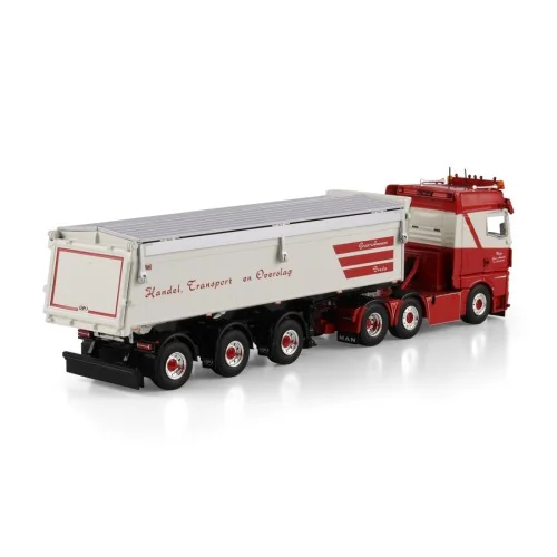 1/50 Buijs Transport MAN TGX GM 6X2 TWIN STEER TIPPER TRAILER - 3 AXLE WSI 01-4941 WSI MODELS