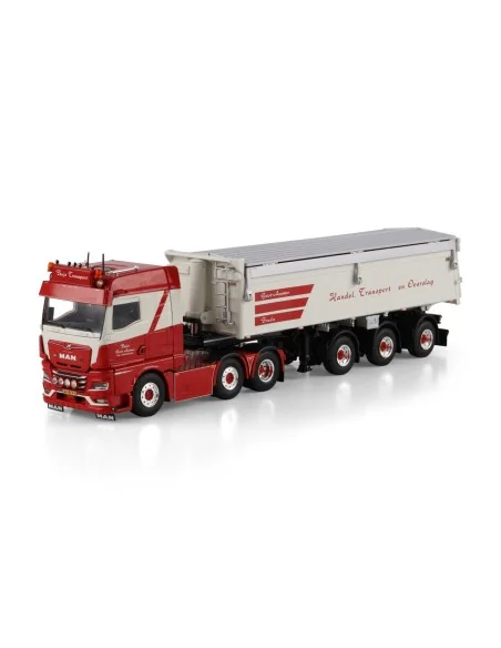1/50 Buijs Transport MAN TGX GM 6X2 TWIN STEER TIPPER TRAILER - 3 AXLE WSI 01-4941 WSI MODELS