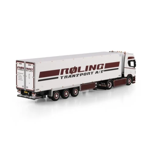 1/50 Roling SCANIA R HIGHLINE CR20H 4X2 REEFER TRAILER - 3 AXLE WSI 01-5156 WSI MODELS