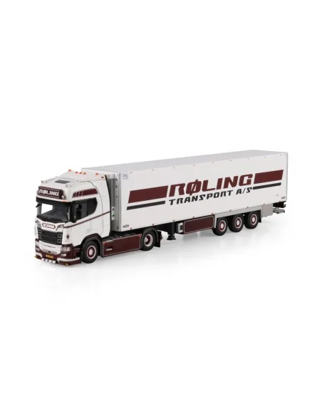 1/50 Roling SCANIA R HIGHLINE CR20H 4X2 REEFER TRAILER - 3 AXLE WSI 01-5156 WSI MODELS