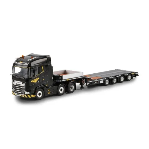1/50 BROSHUIS DAF XG MY25 6X2 TWIN STEER SEMI LOW LOADER - 4 AXLE WSI 04-2244 WSI MODELS