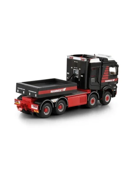 1/50 Mammoet MERCEDES-BENZ AROCS MP5 SLT STREAM SPACE 8X6 BALLAST BOX + HITCH WSI 410334 WSI MODELS