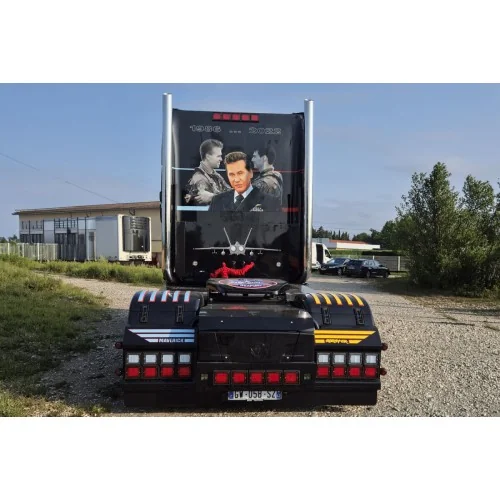 1/50 Nicolas Villard SCANIA R HIGHLINE CR20H 4X2 REEFER TRAILER - 3 AXLE WSI 01-5292 WSI MODELS