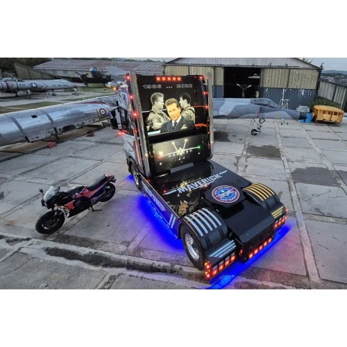 1/50 Nicolas Villard SCANIA R HIGHLINE CR20H 4X2 REEFER TRAILER - 3 AXLE WSI 01-5292 WSI MODELS