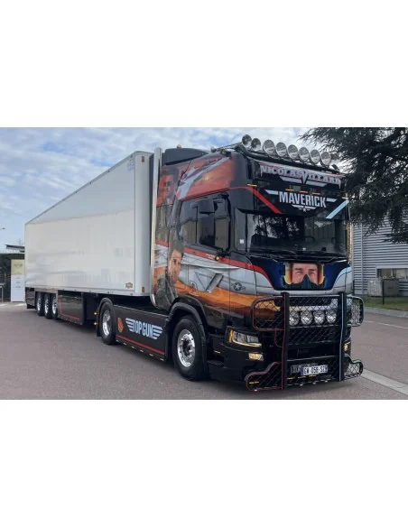 1/50 Nicolas Villard SCANIA R HIGHLINE CR20H 4X2 REEFER TRAILER - 3 AXLE WSI 01-5292 WSI MODELS 1/50 Nicolas Villard SCANIA R HIGHLINE CR20H 4X2 REEFER TRAILER - 3 AXLE WSI 01-5292 WSI MODELS
