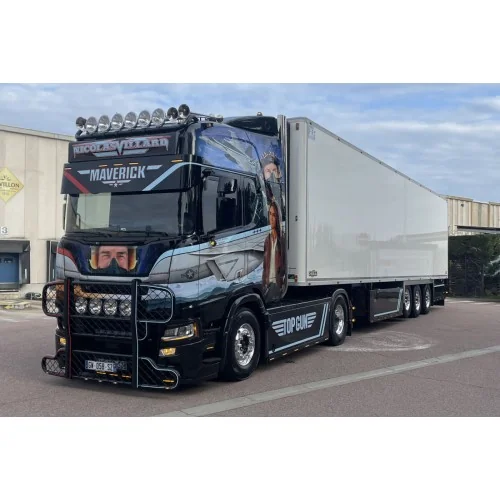 1/50 Nicolas Villard SCANIA R HIGHLINE CR20H 4X2 REEFER TRAILER - 3 AXLE WSI 01-5292 WSI MODELS